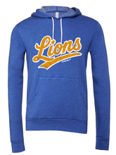 Load image into Gallery viewer, SCRIPT LIONS BLUE HOODIE GMSE
