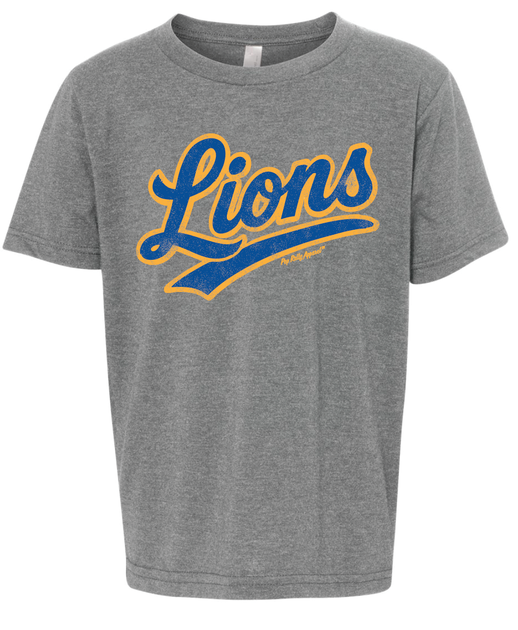GMSE SCRIPT LIONS GRAY TEE