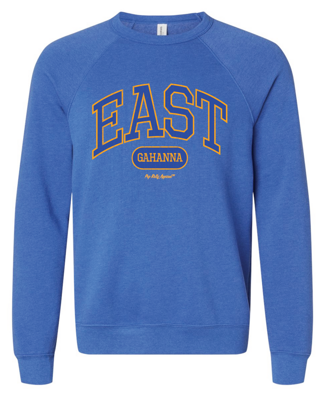 GMSE BLUE HEATHER CREW SWEATSHIRT