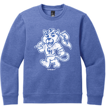 Load image into Gallery viewer, BIG COUGAR MASCOT BLUE SWEATSHIRT
