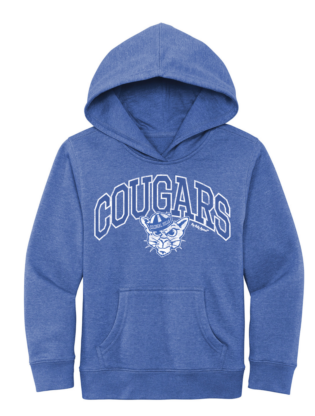 COUGARS ARCH BLUE HOODIE