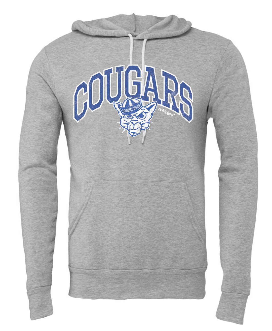 COUGARS ARCH GRAY HOODIE
