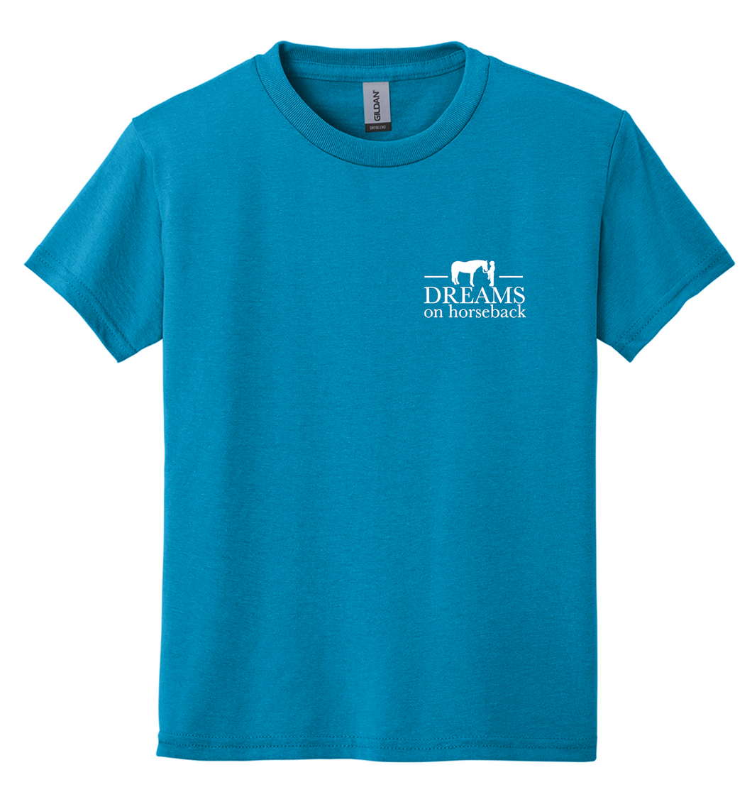 DOH GILDAN DRY BLEND SAPPHIRE TEE (YOUTH)