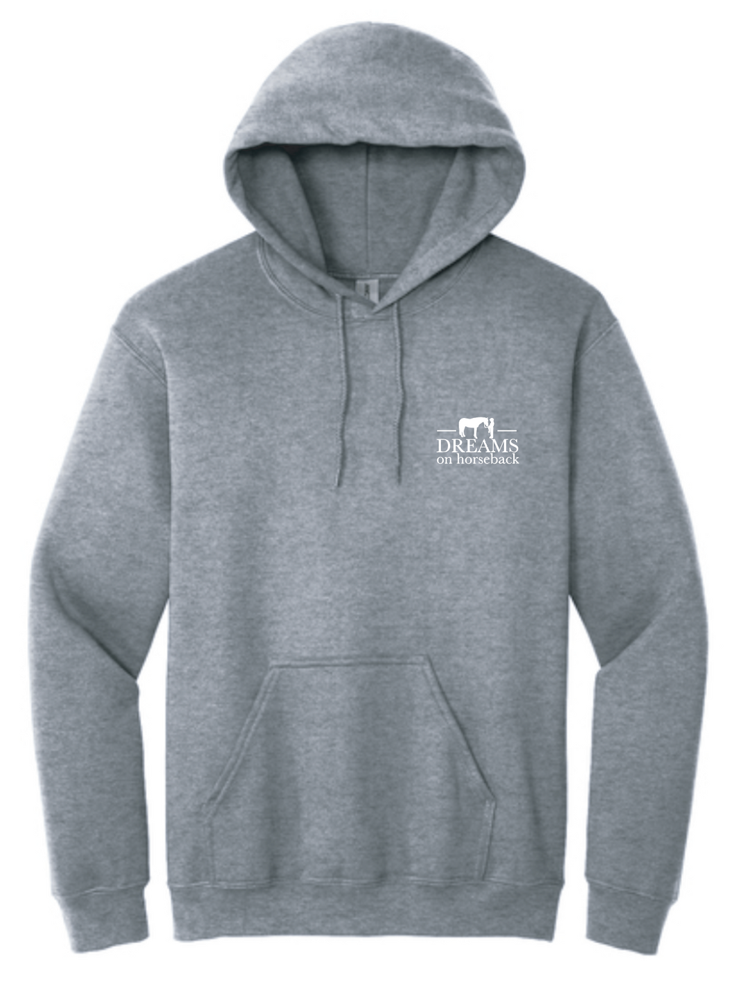 DOH UNISEX GILDAN ADULT HOODIE GRAPHITE HEATHER