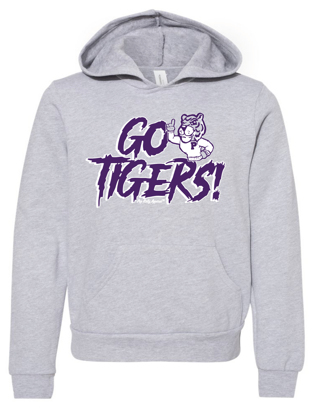 SYCAMORE CREEK GO TIGERS GREY HOODIE
