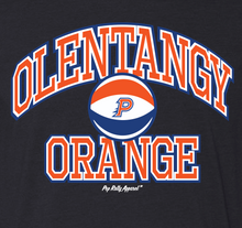 Load image into Gallery viewer, OLEN ORANGE BBALL BLACK TEE
