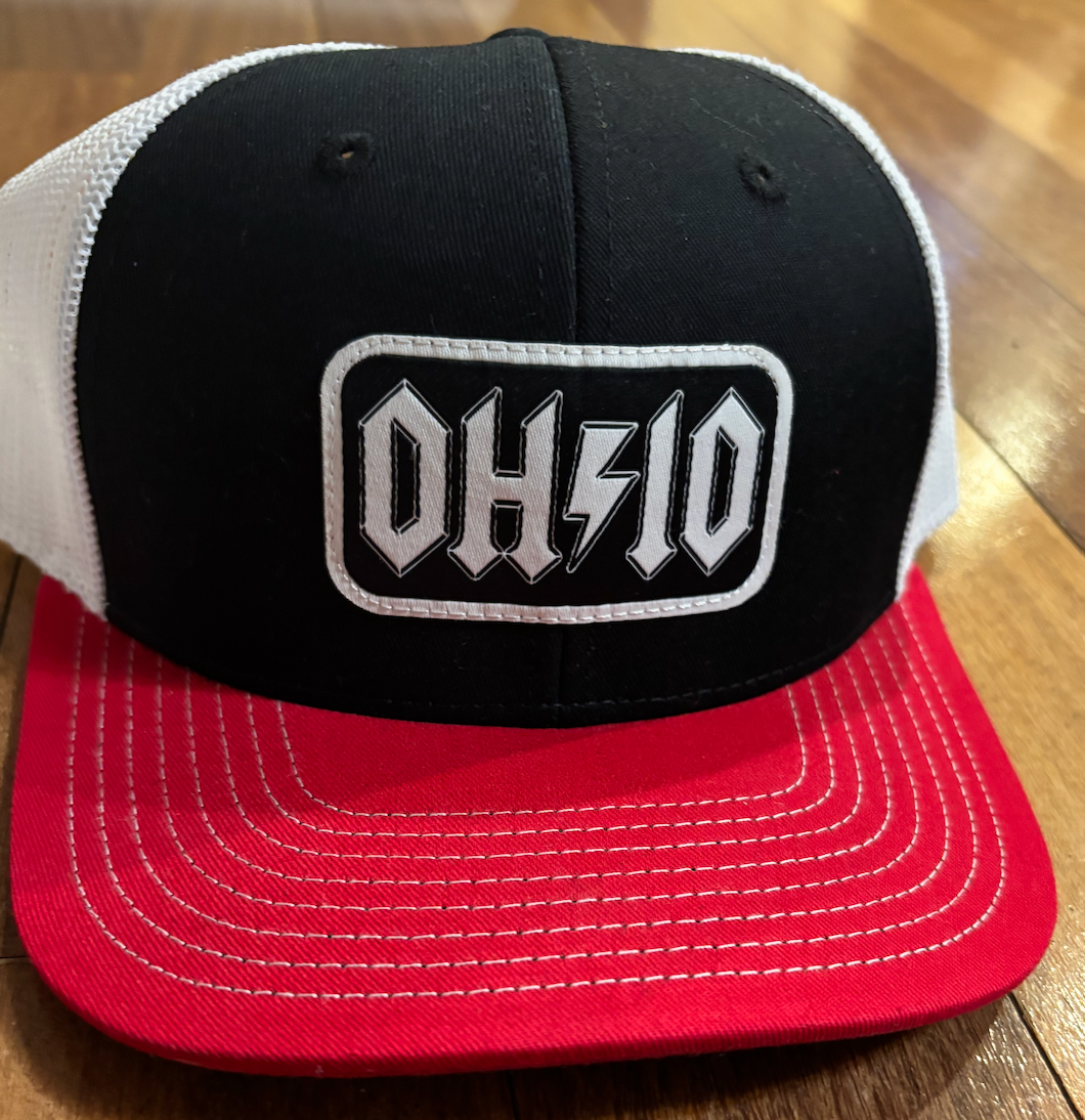 Ohio Hat Black Red White THE GAME hat