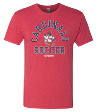 Load image into Gallery viewer, CARDINALS SOCCER RED TEE (SOCCER PREORDER)
