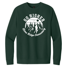 Load image into Gallery viewer, GO HIGHER LIMA RIDGE FOREST GREEN CREW SWEATSHIRT
