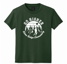 Load image into Gallery viewer, GO HIGHER LIMA RIDGE FOREST GREEN TEE
