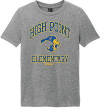 Load image into Gallery viewer, HIGH POINT ELEMENTARY GREY TEE
