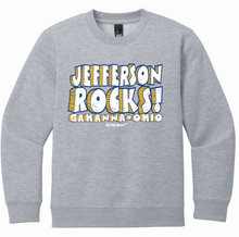 Load image into Gallery viewer, JEFFERSON ROCKS GREY CREW SWEATSHIRT
