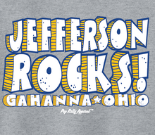 Load image into Gallery viewer, JEFFERSON ROCKS GREY CREW SWEATSHIRT
