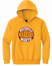 Load image into Gallery viewer, WESTERVILLE NORTH GOLD HOODIE (YOUTH)

